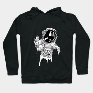 melting astronaut Hoodie